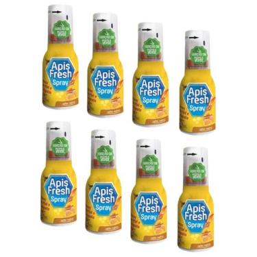 Imagem de Kit 8 Spray Mel E Própolis 35ml Apis Fresh - Arte Nativa