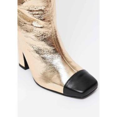 Imagem de Bota Em Couro Over The Knee Com Biqueira Lança Perfume-Feminino