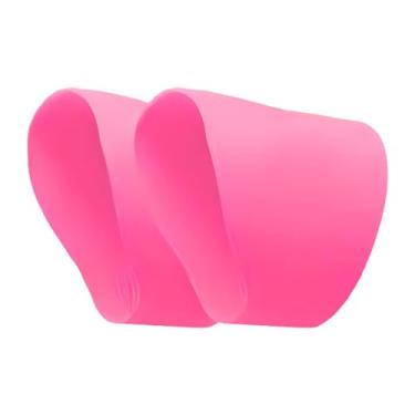 Imagem de Deevoka Faixas de renda de futebol, capas de renda de chuteira de futebol, capas de cadarço de silicone flexíveis para treinamento de jogos para adultos, Rosa