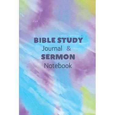 Imagem de Bible Study Journal & Sermon Notebook: Worship Notebook To Write And Reflect On God’s Word, Lovely Religious Gift, 6x9 Inches, 130 Pages Colorful Watercolor Cover