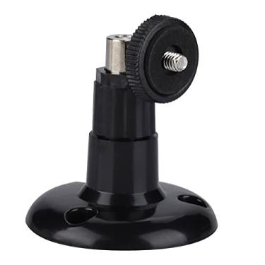 Imagem de Suporte para Câmera de Vigilância, Suporte Universal de Montagem Em Parede de Metal Suporte para Mini Câmera Ajustável de 360 ​​graus Com Parte Superior Giratória, Versátil para