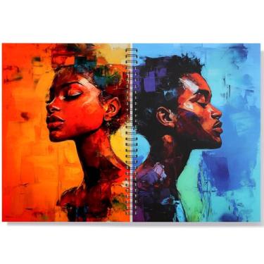 Imagem de Zaycca Caderno espiral exclusivo de pintura a óleo – tamanho B5, 80 folhas para expressão artística