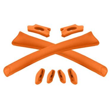 Imagem de Vonxyz Substituição para Oakley Flak Jacket XLJ Óculos de sol - Várias opções, Orange Rubber Kits, 0
