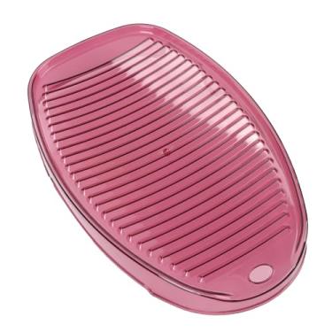 Imagem de Tábua de Lavar Roupa Grossa Portátil Com Design Ergonômico para Limpeza Rápida de Meias e Roupas íntimas Em Casa ou Em Viagens, Material PET Adequado para Pia, 24x38x6cm (vermelho)