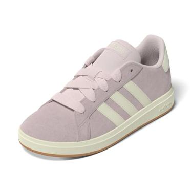 Imagem de adidas Tênis infantil Originals Grand Court 00s, Rosa claro/branco fora/chiclete, 16