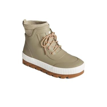 Imagem de Sperry Bota de chuva feminina Torrent com cadarço, Borracha verde, 5