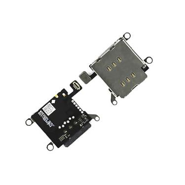 Imagem de Módulo conector de cabo flexível com soquete de leitor de cartão SIM duplo para iPhone 12/12Pro