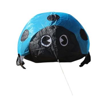 Imagem de Fancyes Vento inflável joaninha decoração joaninha ornamento decoração do jardim presentes ao ar livre brinquedo divertido 23.6 em paisagem joaninha decoração, Azul