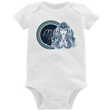 Imagem de Body Bebê Signo Virgem Astrologia - Foca na Moda, Branco, G