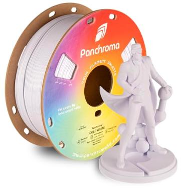 Imagem de Polymaker Filamento de impressora 3D Panchroma CoPE, filamento de impressão 3D branco frio 1,75 mm 1 kg, imprime melhor do que PLA, permite impressão de alta velocidade, compatível com a maioria das