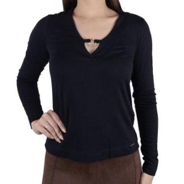 Imagem de Blusa Feminina Olho Fatal ML Preta - 60183-Feminino