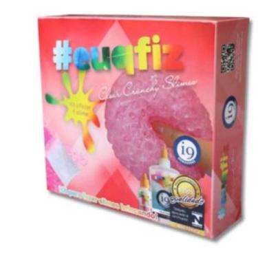 Imagem de Kit 1 Euqfiz Clear Crunchy Slime - I9 Brinquedos