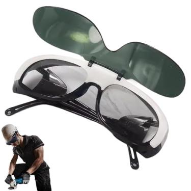 Imagem de Óculos de segurança de soldagem, óculos de soldagem Auto escurecimento | Óculos de solda portáteis para homens | Óculos de sol soldador de proteção UV, proteção anti-UV Lente anti-arranhão, óculos pro