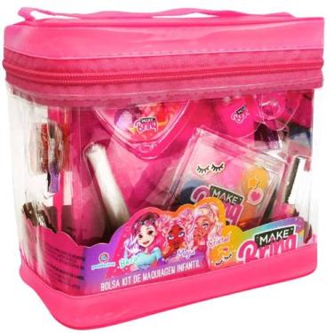 Imagem de Bolsa Kit Maquiagem Infantil Makebrinq Envio Imediato - POLIBRINQ, G 