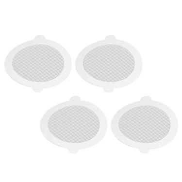 Imagem de 50 Peças Coletor de Cabelo para Ralo de Chuveiro, Armadilha para Cabelo de Chuveiro de Fibra de Vidro de Malha Densa, Acessórios de Banheiro Adequados (50 peças (diâmetro do