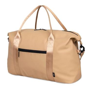 Imagem de Jadyn Bolsa de viagem Lola, bolsa de fim de semana/noite, bolsa de ginástica para mulheres, homens, Camelo, One Size, Bolsa esportiva de viagem