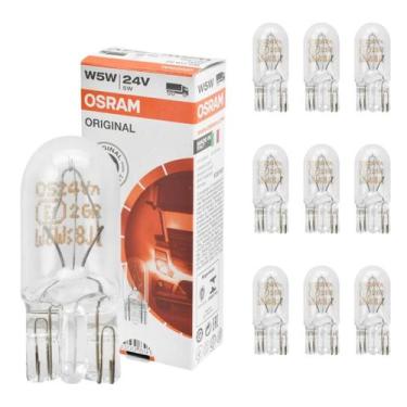 Imagem de 10 un Lâmpadas Pingão Especial Automotiva 5w 24v Ledvance Osram T10