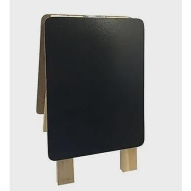 Imagem de Mini Cavalete Gourmet C/lousa 2 Faces - 17cm X 12cm