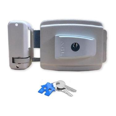 Imagem de Fechadura Elétrica Branca Para Portões 12v Ou 110v Barato - AGL