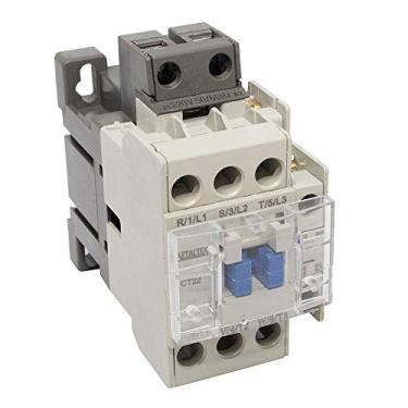 Imagem de Contator Tripolar CT22-B5-311 22A 24VCA 1NA+1NF Metaltex