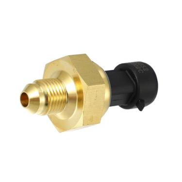 Imagem de VekAuto Sensor de pressão de óleo do motor, para Ford F-250 Super Duty 8 Cyl 6.0L Diesel OHV 2005-2007, Metal, 5C3Z-9J460-A, acessórios automotivos em tom de latão preto