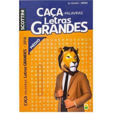 Imagem de Livro de Atividades CAÇA-PALAVRAS Médio Nº2016 32 Páginas Pacote com 1