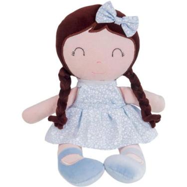 Imagem de Pelúcia Boneca Nicole 34CM - ZIP