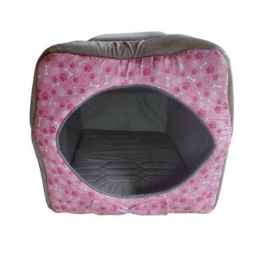 Imagem de Casinha Toca Cama Iglu 2 Em 1 Cachorro Cão E Gato Tam GG Gigante - Lil