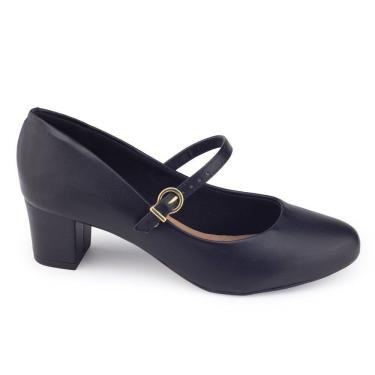 Imagem de Sapato Feminino Beira Rio social 4777.475 Boneca Fivela Salto