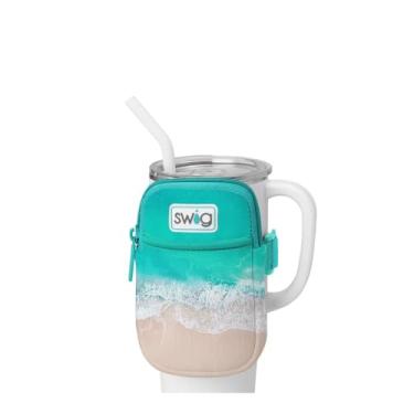 Imagem de Swig Life Bolsa Mega Caneca, Bolsa para Garrafa de Água com Alça Ajustável, Pochete de Garrafa de Água com Bolso para Telefone com Zíper, Comporta Itens Essenciais de Viagem, Garrafas e Acessórios