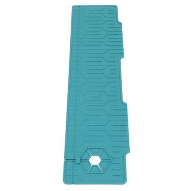 Imagem de Taça de Torneira de Silicone Ajustável, Tapete de Guarda de Pia Resistente à água de Dupla Face, Sponge e Suporte de Sabão, Perfeito para o RV do Banheiro da Cozinha, Fácil de