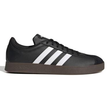 Imagem de Tênis Adidas VL Court Base Masculino, 35, Preto, Branco