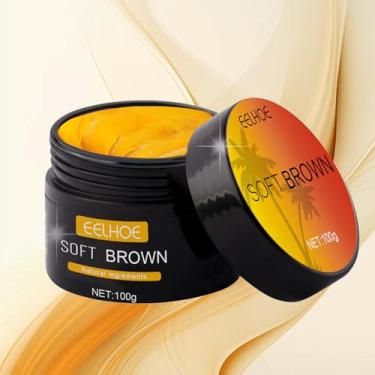 Imagem de GOFLORDEN Gel Bronzeador, Creme Acelerador Intensivo De Bronzeado Suave, Para Sol Ao Ar Livre, Consiga Um Natural, 100G