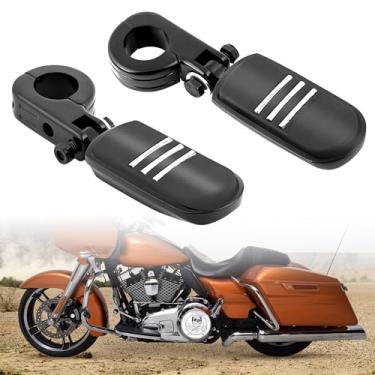 Imagem de Hutexico 32 Mm Para Pedais De Estrada Harley, Motocicleta, 1,25" Protetor Motor Com Braçadeiras P, Kits Montagem Touring Road King Street Softail Dyna Sportster Kawasaki Suzuki