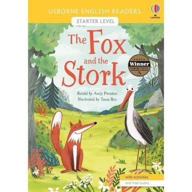 Imagem de The Fox And The Stork - Usborne English Readers - Level Starter - Book With Activities And Free Audio