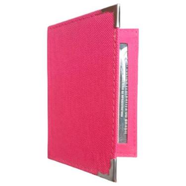 Imagem de Carteira Porta Documento Carro Moto Slim Para Rg Cnh - Lunes, Rosa
