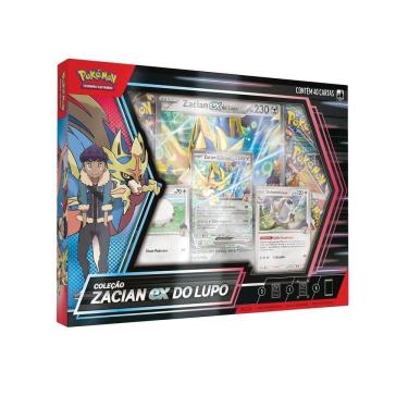 Imagem de Pokémon Box Zacian Ex do Lupo - Copag