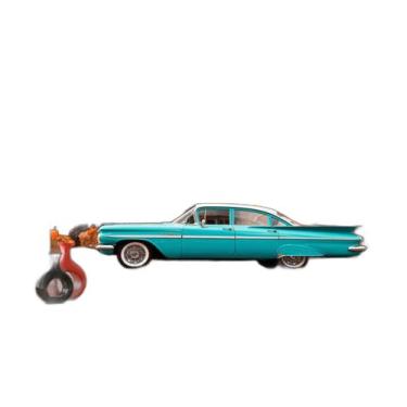 Imagem de Papel De Parede 3D Carro Antigo Clássico Vintage 3,5M Cxr14 - Você Dec