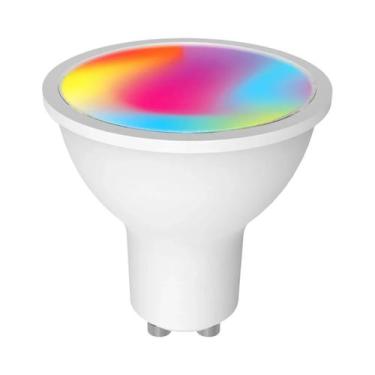 Imagem de Lâmpadas LED Inteligentes RGB C+W Reguláveis MOES Tuya ZigBee GU10 WiF
