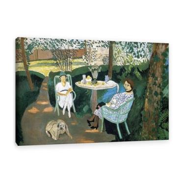 Imagem de Henri Matisse "Chá 1919" Arte em tela pintura a óleo pôster imagem decoração de parede pano de fundo decoração de sala de estar 60 x 40 cm (24 x 16 pol) emoldurado