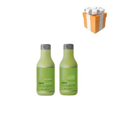 Imagem de Kit Antiqueda Hobety Shampoo 300ml+Emulsão 300ml - Hobety Profissional