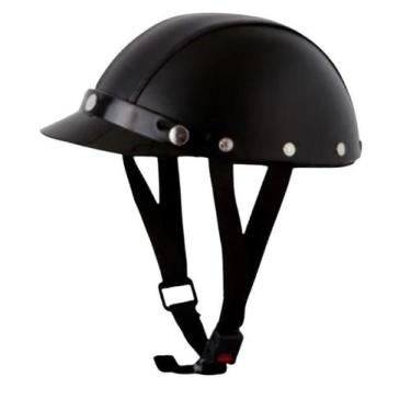 Imagem de Capacete Coquinho Aberto Masculino Moto Custom Bike - A.R Variedades M