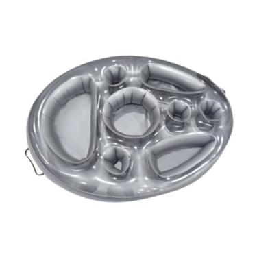 Imagem de Kokiya Suporte flutuante para bebidas, banheira de hidromassagem, bar inflável, bandeja para bebidas e sucos