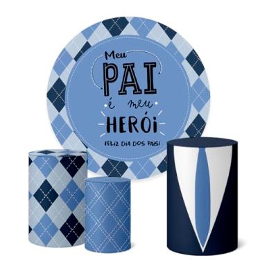 Imagem de Trio Capas Cilindro + Painel Sublimado Dia dos Pais (K1PAI0015)
