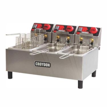 Imagem de Fritadeira Elétrica 3 Cubas De 3 Litros Fc3a 220V - Croydon