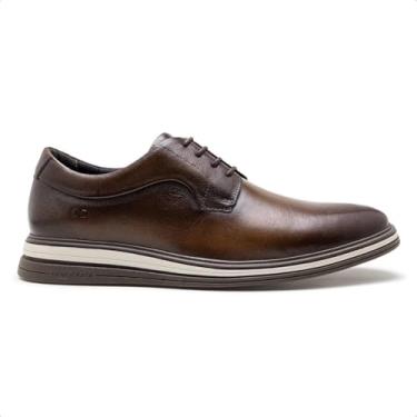 Imagem de Sapato de Couro Democrata Masculino Dune Hi-soft 32 Tan 298201-002 39
