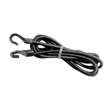 Imagem de MotiveTech Corda elástica elástica para amarração de bagagem, corda resistente, preta, para garagem, cobertura, lonas, fixação de tendas