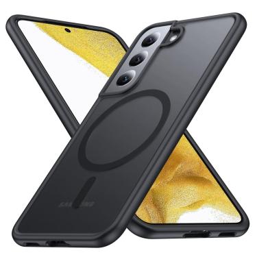 Imagem de Capa de telefone FNDMIL magnética para Samsung Galaxy S22 Plus preta