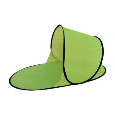 Imagem de Dynwave Tenda de praia de camada única, montagem fácil e instantânea, abrigo solar portátil para atividades ao ar livre, no quintal, caminhada e, Verde