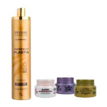Imagem de Progressiva Perfectplastia 1L + Cronograma Capilar 40G - Dyusar Cosmet